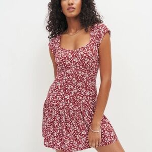 NEW Reformation Olencia Floral Mini Dress in Flower Girl Size 2